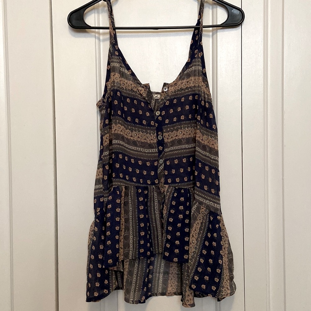 Medium Blue Chloe K Tank Top